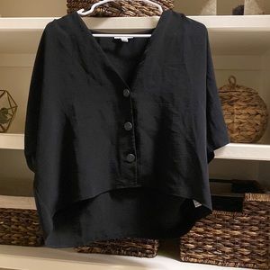 TOPSHOP cropped shirt, size 10!